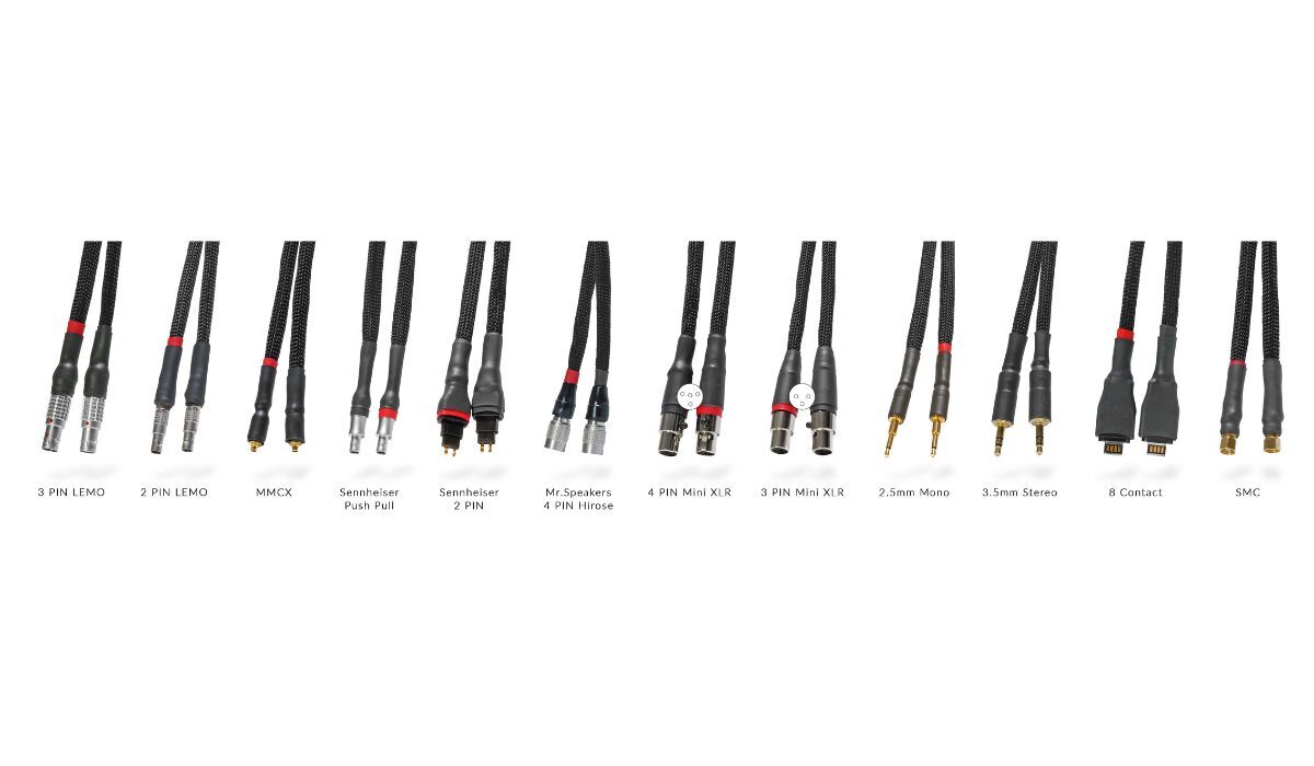 Synergistic Research Foundation SX Headphone Cable available connections