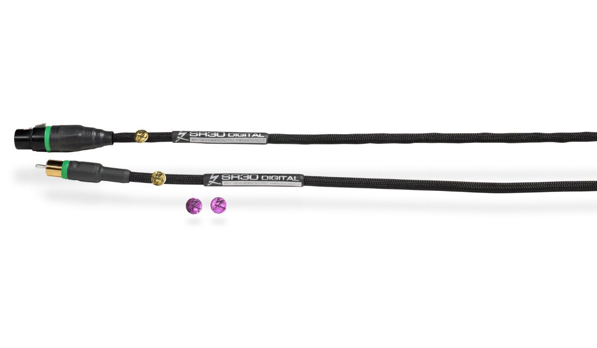 Synergistic Research SR30 Digital Interconnect Cable with carbon tuning discs