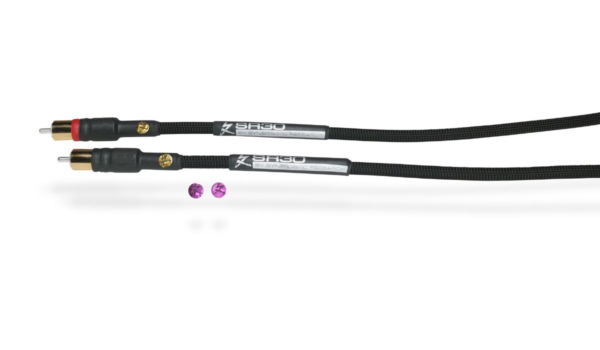 Synergistic Research SR30 Interconnect Cables with included carbon tuning discs