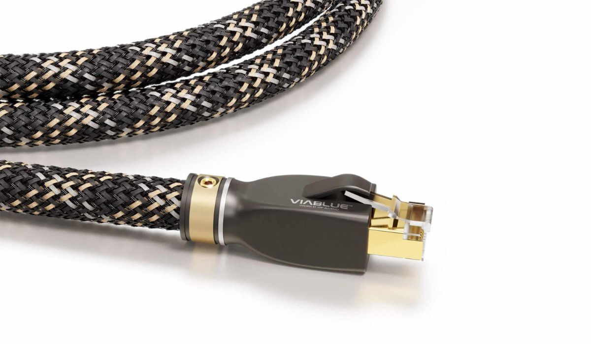 VIABLUE EP-7 Ethernet Cable, T8 RJ-45 connector detail view