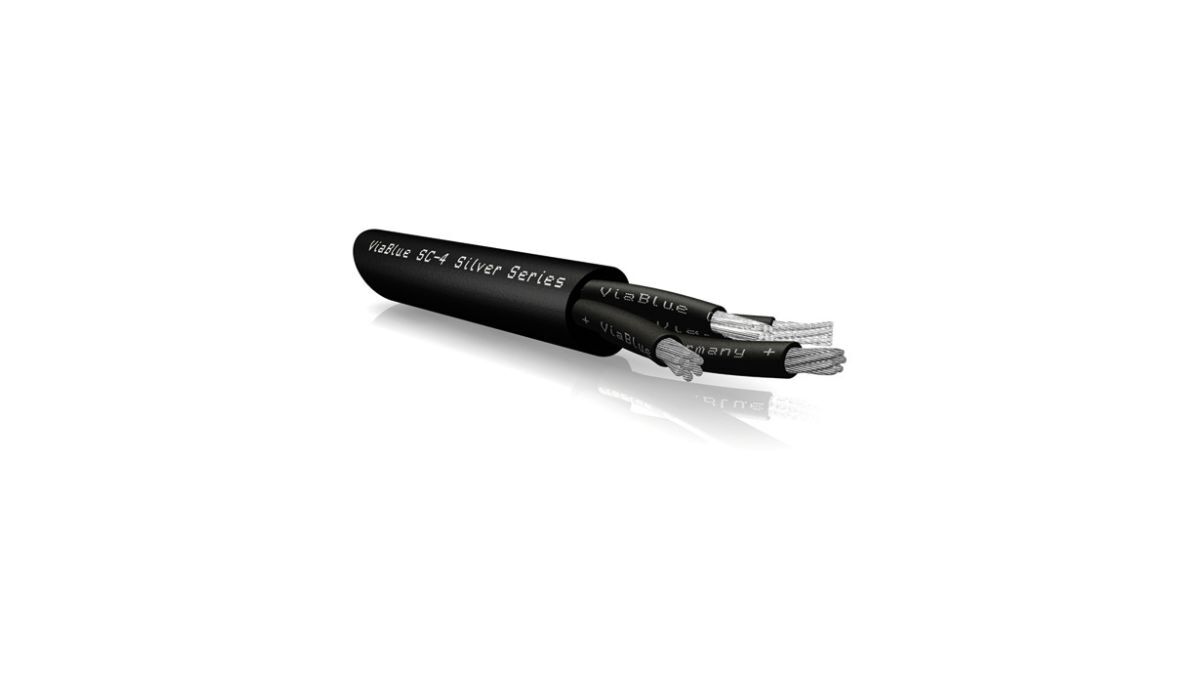 VIABLUE SC-4 Bi-Wire Speaker Cables, cross section showing internal geometry