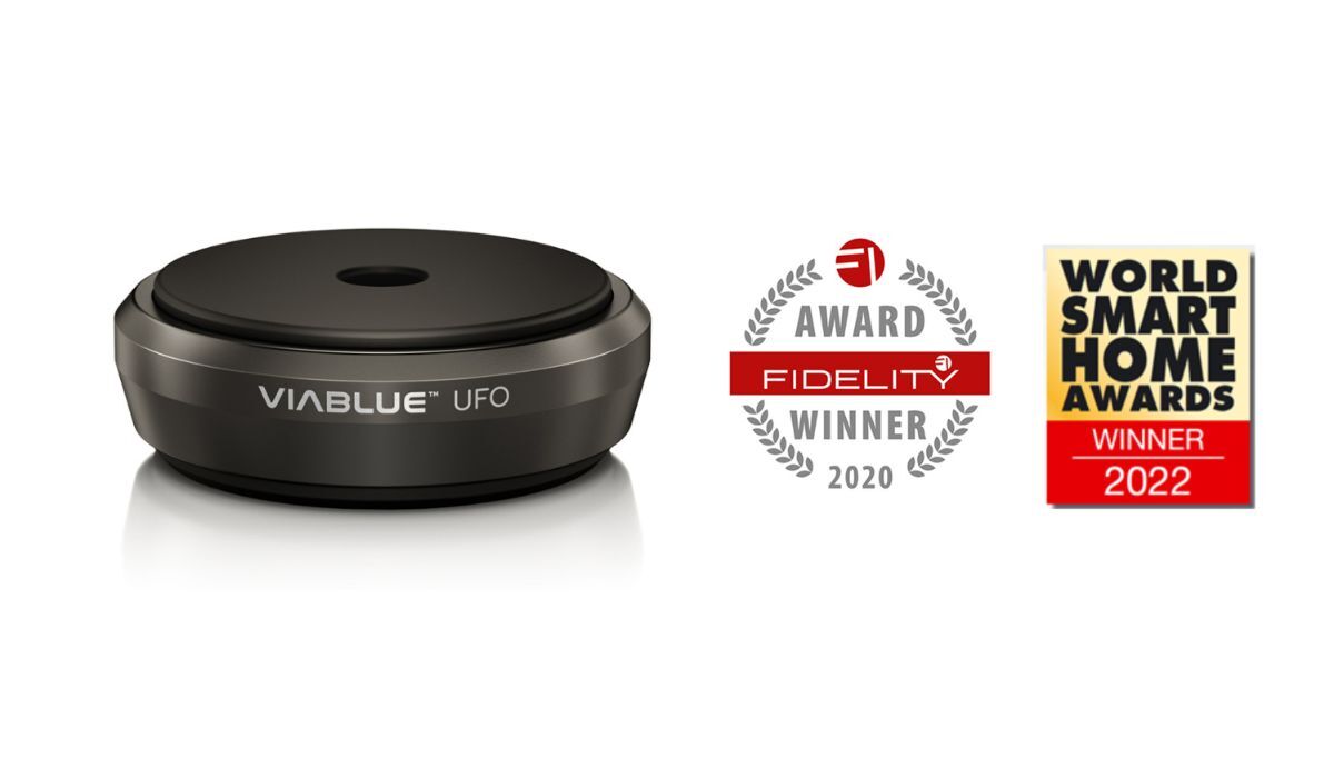 VIABLUE UFO XL Absorber, Black finish Award hero shot