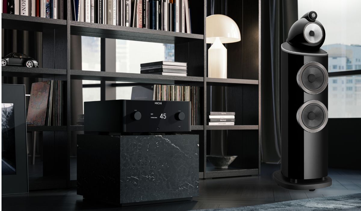 Michi X5 Series 2 Integrated Amplifier in listening room