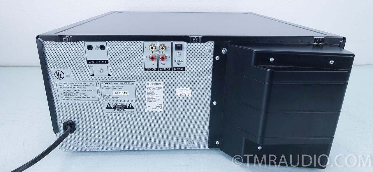 Sony CDP-CX455 400 Disc CD Changer / Player / Jukebox