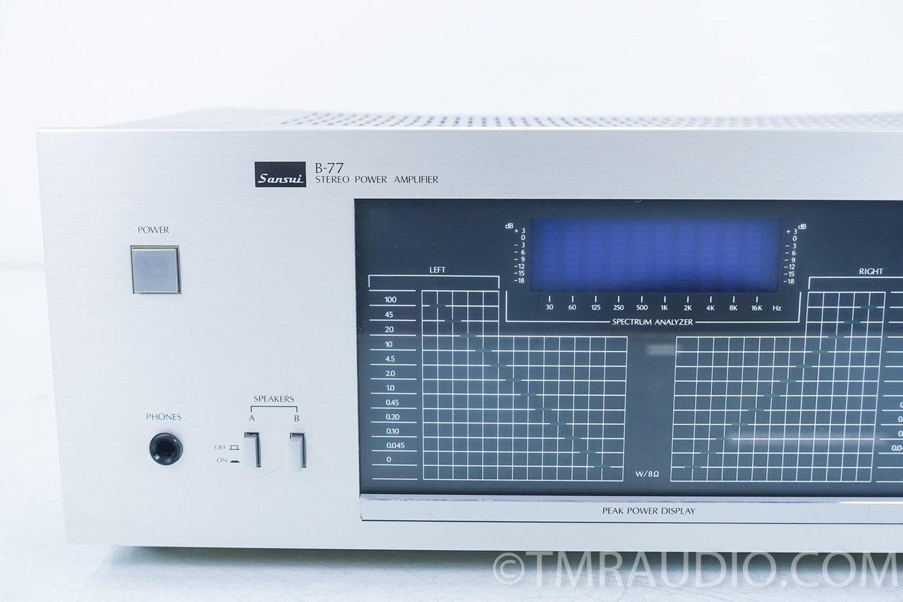 SANSUI B-77 パワーアンプ - アンプ