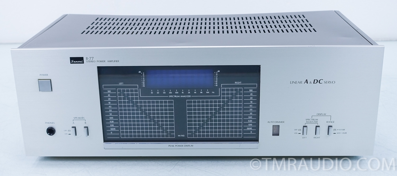Sansui B-77 Vintage Stereo Power Amplifier - The Music Room