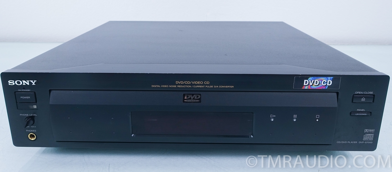 SONY DVP-S7000 REFERENCE AUDIOPHILE DVD CD PLAYER W/ REMOTE