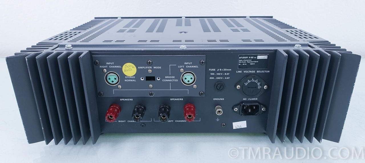 プロ用 業務用 studer stereo power amp studer stereo power amp