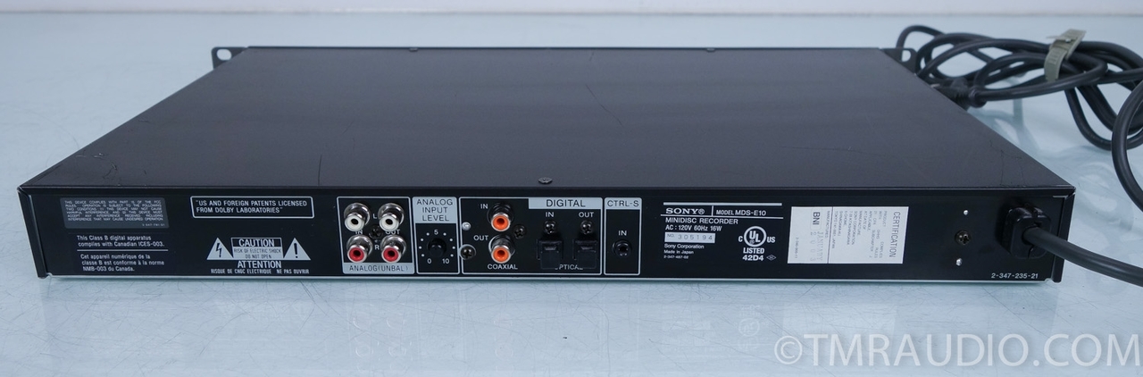 Sony MDS-E10 MiniDisc MD Recorder in Factory Box - The Music