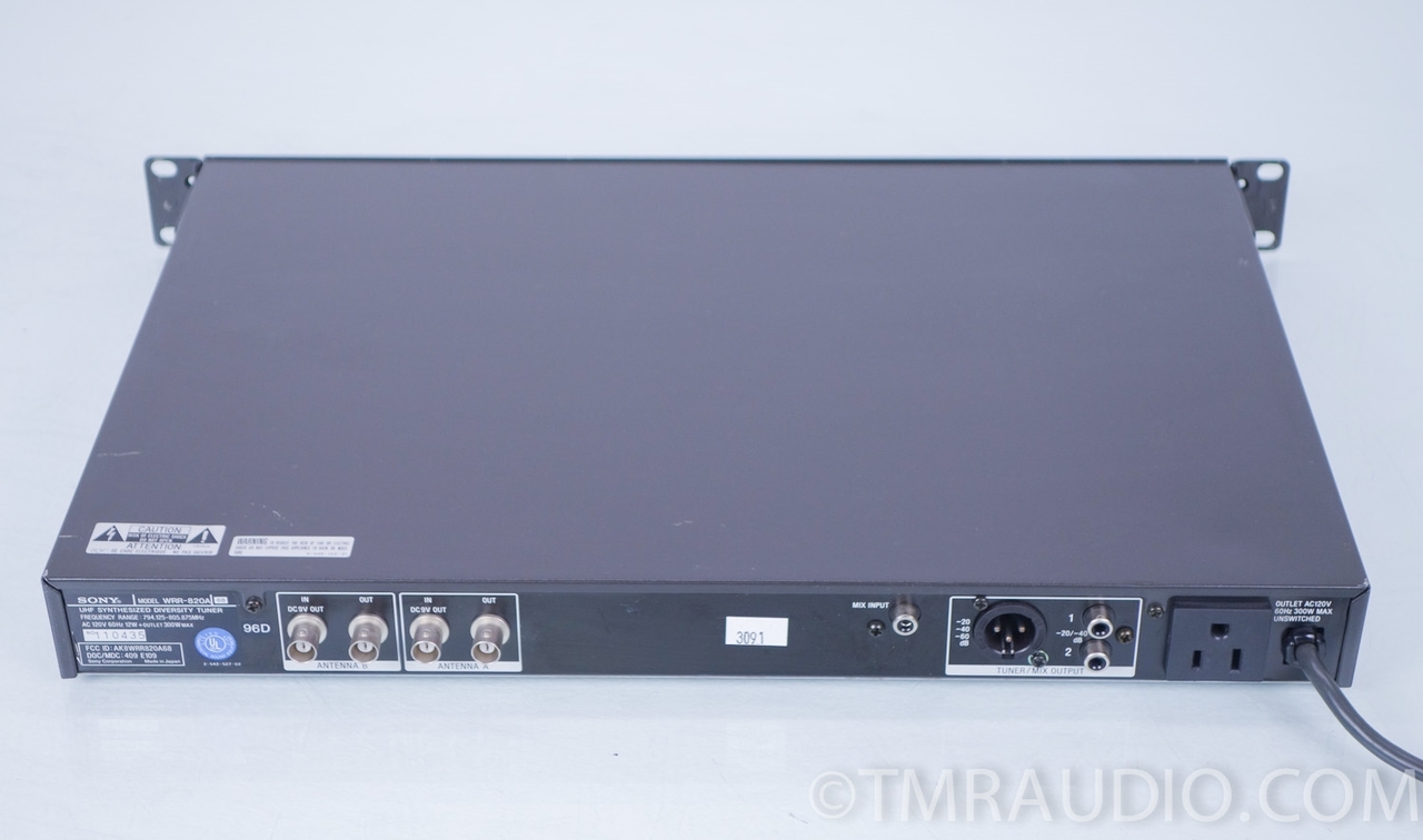 Sony WRR-820 64 UHF Synthesized Diversity Tuner Wireless