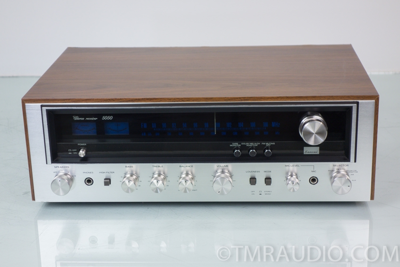 Récepteur Stéréo Vintage Sansui 5050 Silver Face - Fonctionnel - Audio Japonais
