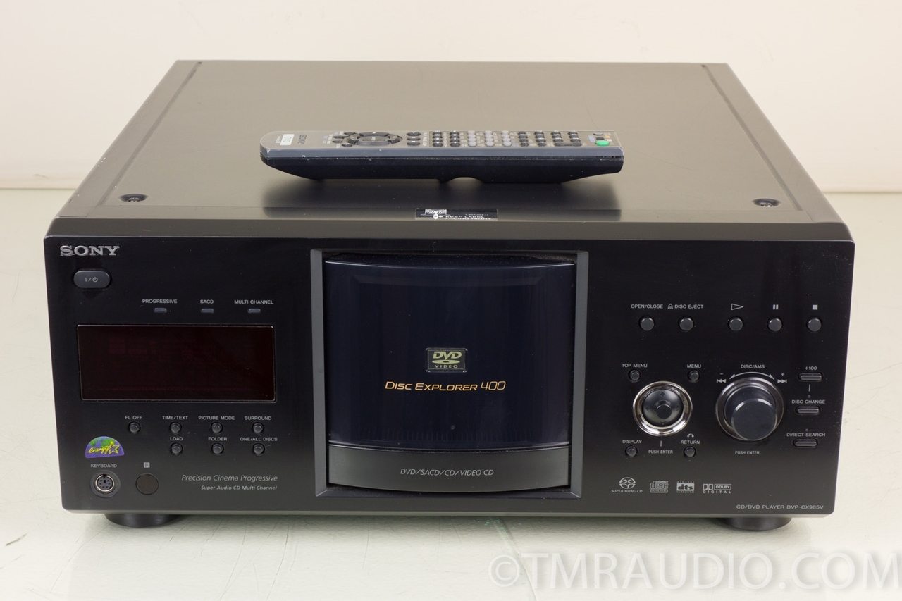 Sony DVP-CX985V 400 Disc CD / SACD / DVD Player - The Music Room