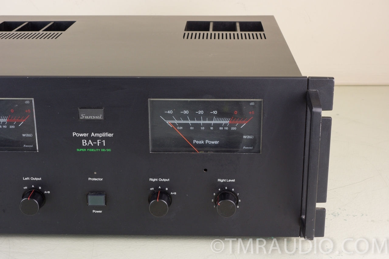 Sansui BA-F1 パワーアンプ Specifications of SANSUI BA-F1 Sansui