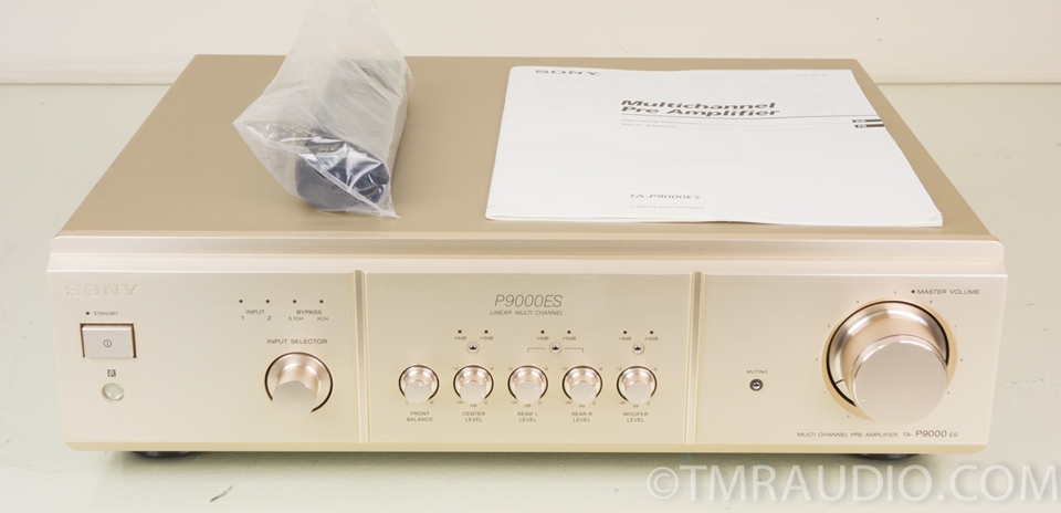 ぺ*6様 SONY マルチチャンネル プリアンプ TA-P9000ES 現状品 Sony TA-P9000ES multichannel analog preamplifier; 230v Version in