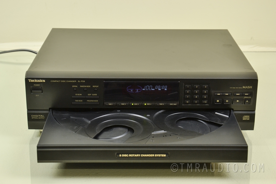Technics SL-PD8 5 disc CD Changer / Player - The Music Room