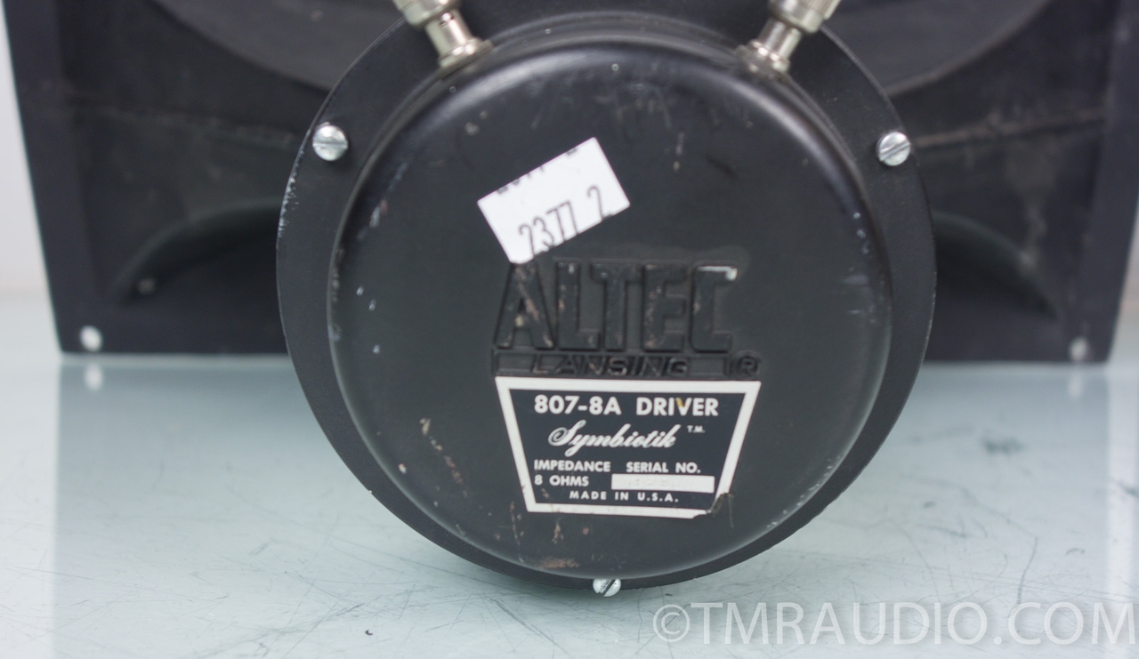 Vintage Altec Lansing 807-8a HF Driver & 811B Horn Pair