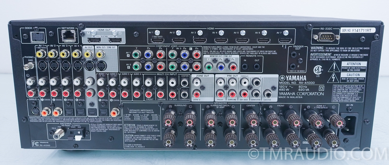 Yamaha RX-A1000 Aventage Home Theater Receiver in Factory Box