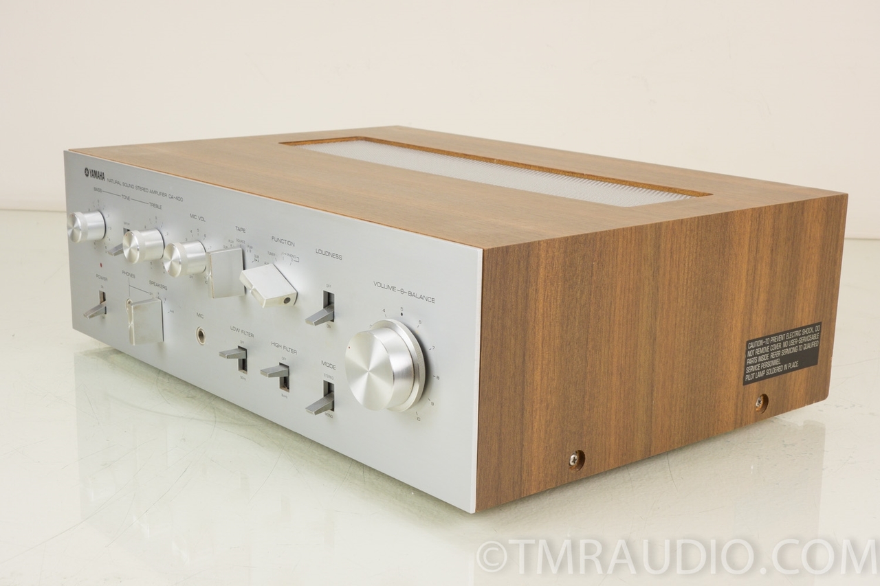アンプ【YAMAHA】CA-400 YAMAHA CA-400 Natural Sound Stereo Amplifier - YouTube