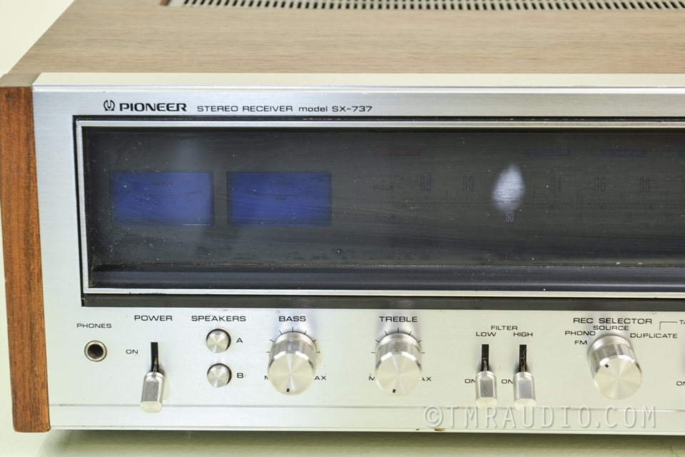 Récepteur Stéréo Vintage Pioneer SX-737 – Testé Et Fonctionnel – Fabriqué Au Japon