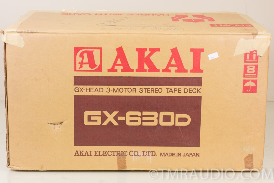 Akai GX-630d Vintage Reel to Reel Tape Recorder in Factory Box