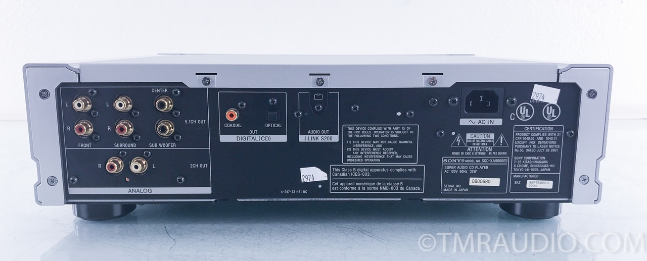 Sony XA9000ES CD / SACD Player