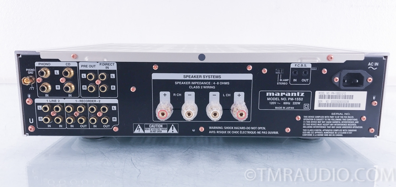 Marantz PM-15S2 Stereo Integrated Amplifier - The Music Room