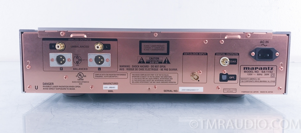 Marantz SA-11S2 SACD / CD Player 1 - The Music Room