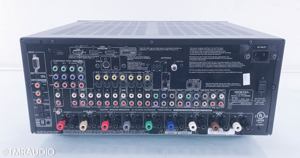 TX-SA805 ONKYO AVアンプ 180W+180W HDMI対応 高級AVアンプ 7.1ch