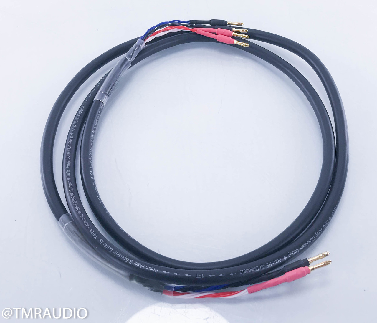 Tara Labs Prism Helix 8 Bi-Wire Speaker Cable; Single 2.5m