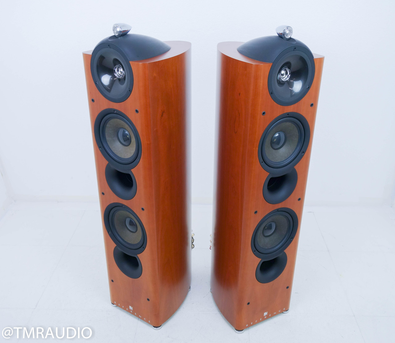 KEF Reference 205 Floorstanding Speakers; Cherry Pair - The