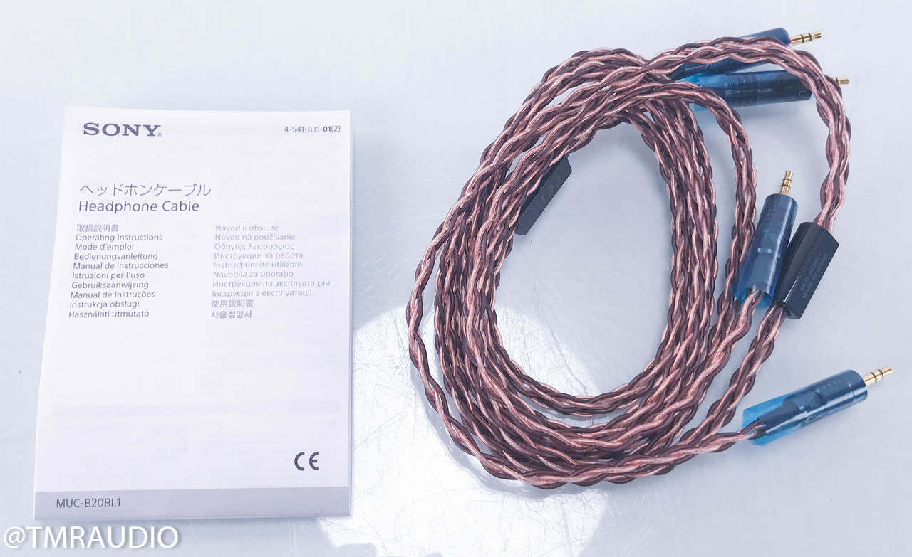 SONY MUC-B20BL1 ヘッドホンケーブル 2m Sony MUC-B20BL1 Headphone Cable; Single 2M Cable for MDR-Z7
