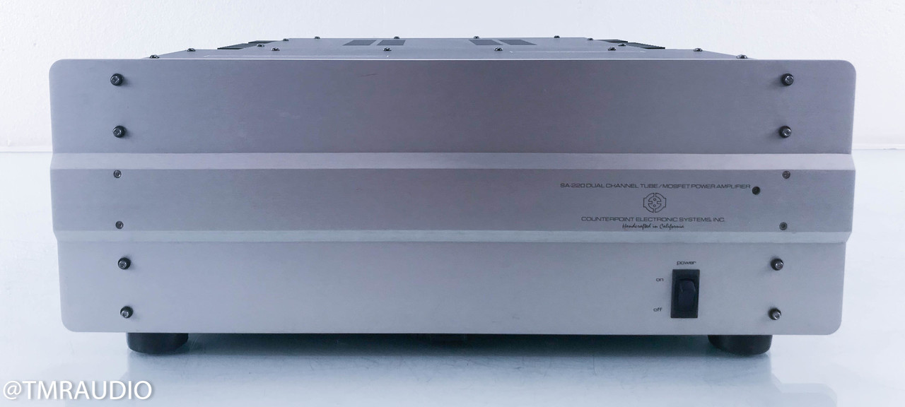 Counterpoint SA-220 Hybrid Stereo Power Amplifier (AS-IS / low