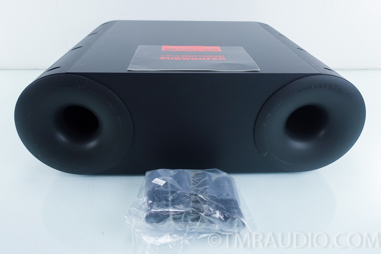 スピーカー・ウーファー SOLID SOUND - TWIN BASS SUBWOOFER SYSTEM B&W / Rock Solid Twin Bass Passive Subwoofer - The Music Room