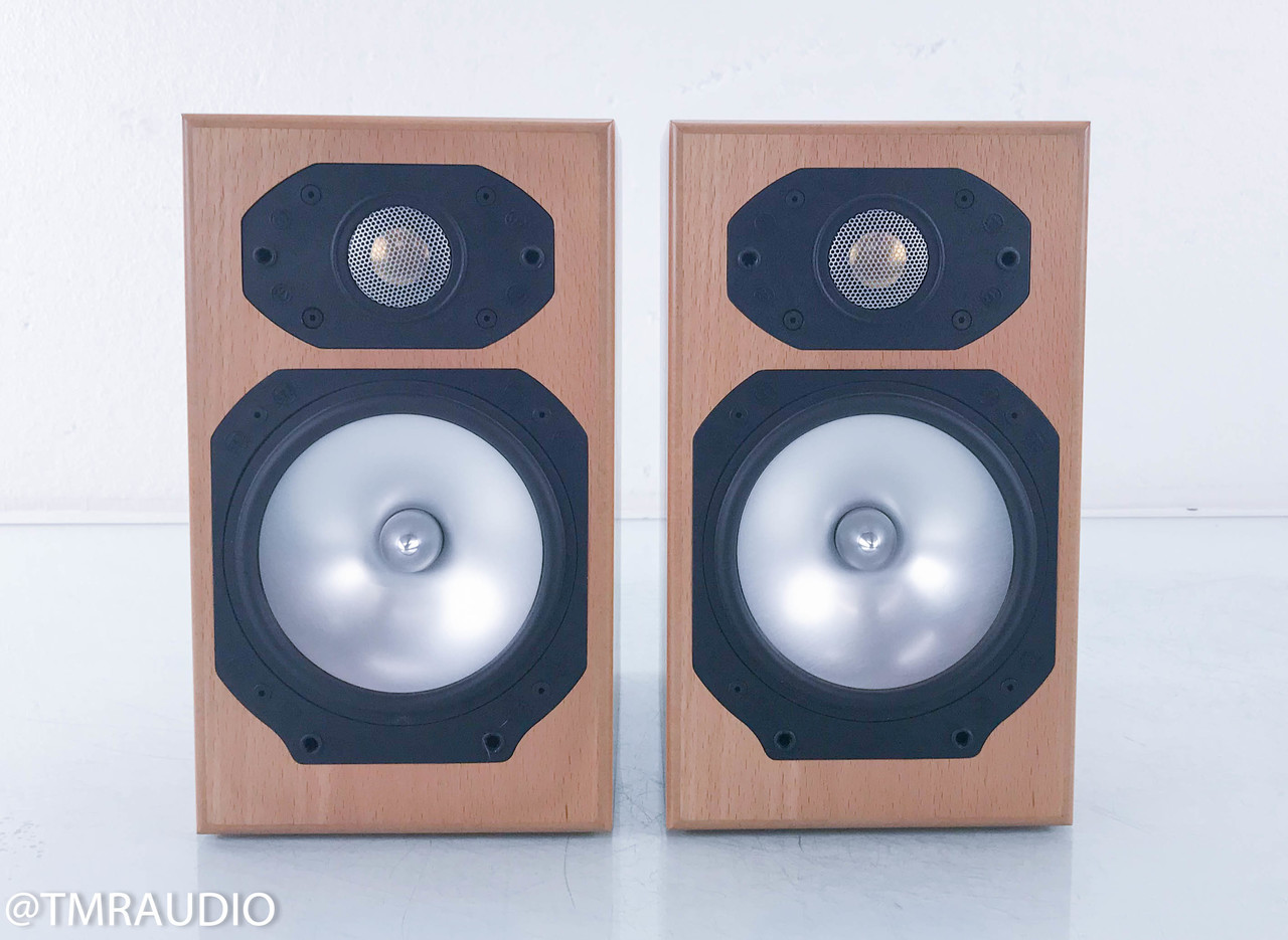 Monitor Audio Silver S1 Bookshelf Speakers; Warm Beech Pair The