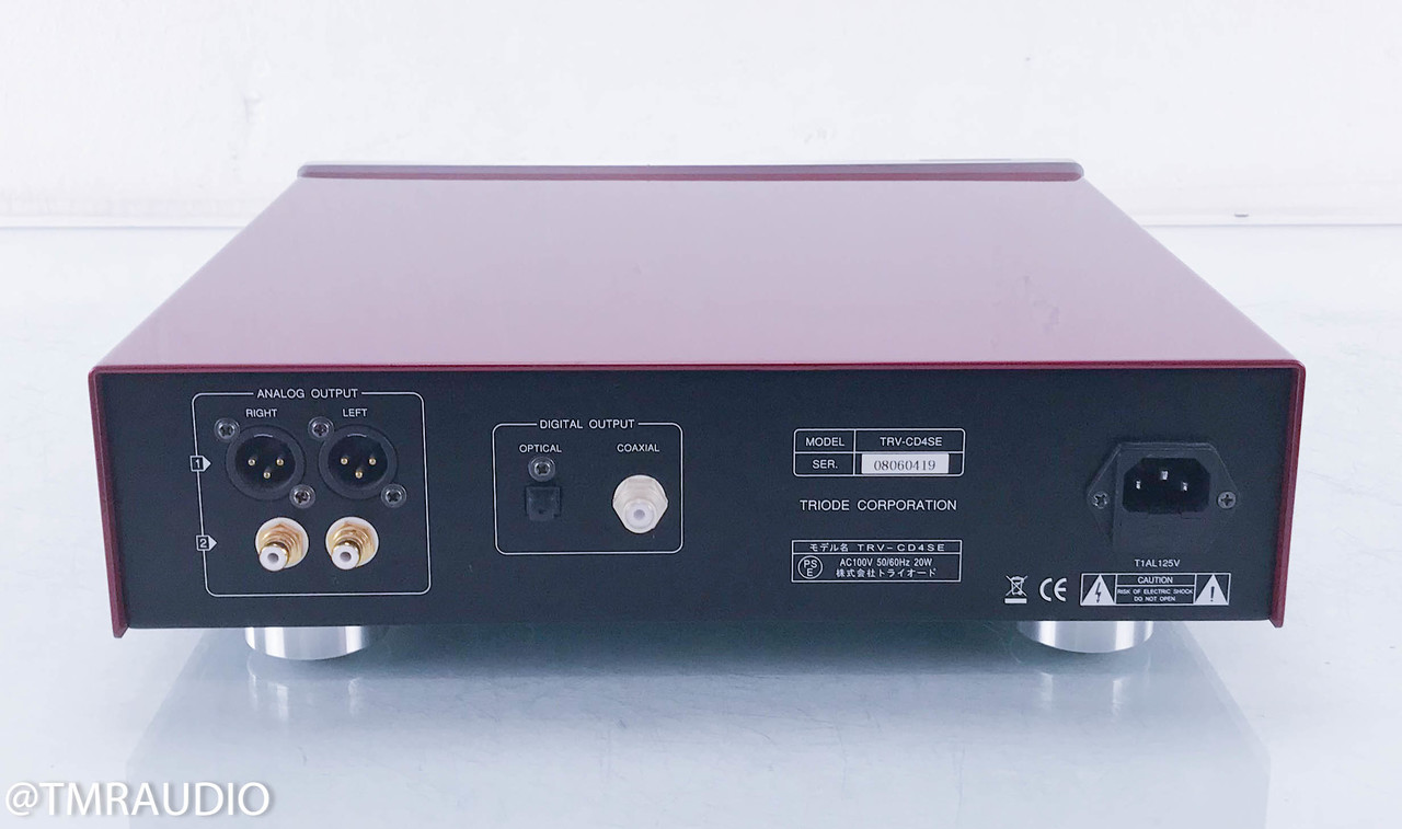 Tri TRV-CD4SE Tube CD Player (Japan 100V) - The Music Room