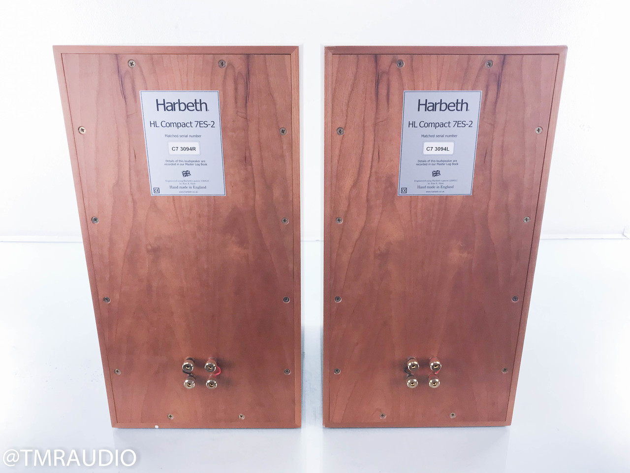 Harbeth HL Compact 7ES-2 Bookshelf Speakers; Cherry Pair; 7