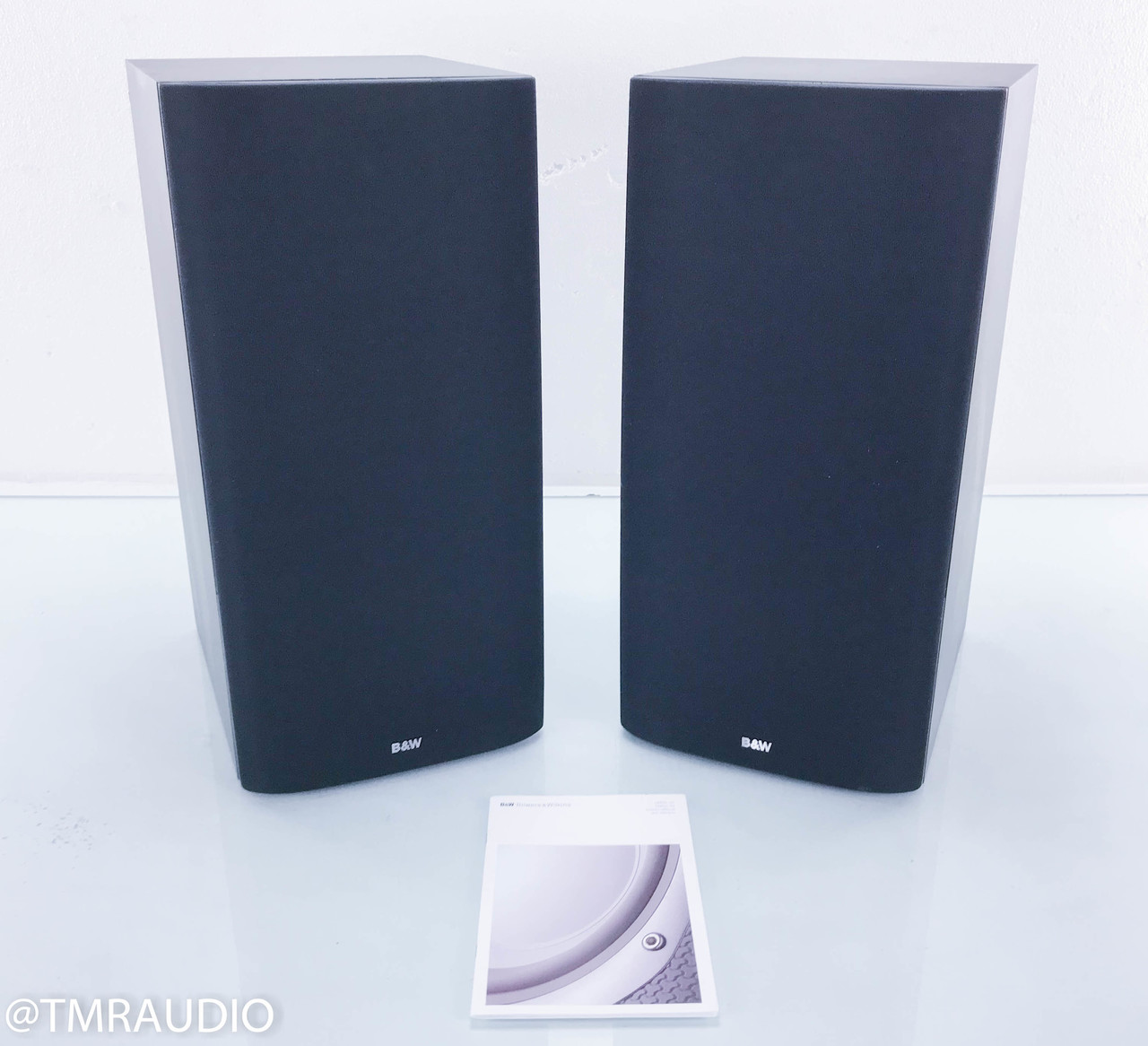 B&W DM602 S3 Bookshelf Speakers; Black Ash Pair - The Music Room