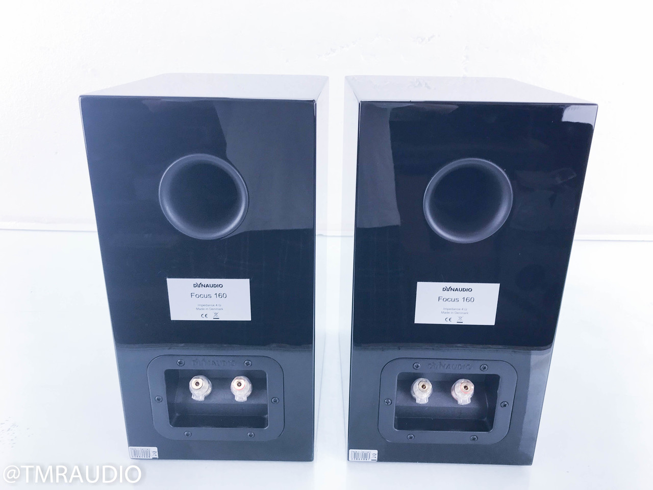 Dynaudio Focus 160 Bookshelf Speakers; Gloss Black Pair