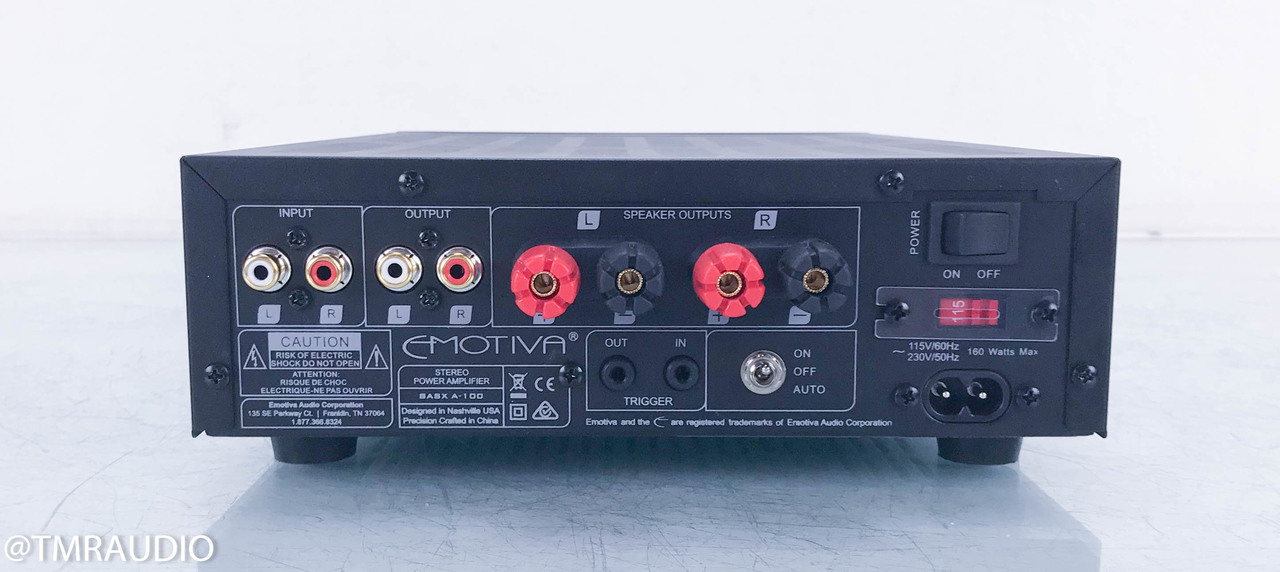 米国　EMOTIVA 　BASX　A-100 プリメインアンプ 米国 EMOTIVA BASX A-100 プリメインアンプ Emotiva Audio BasX