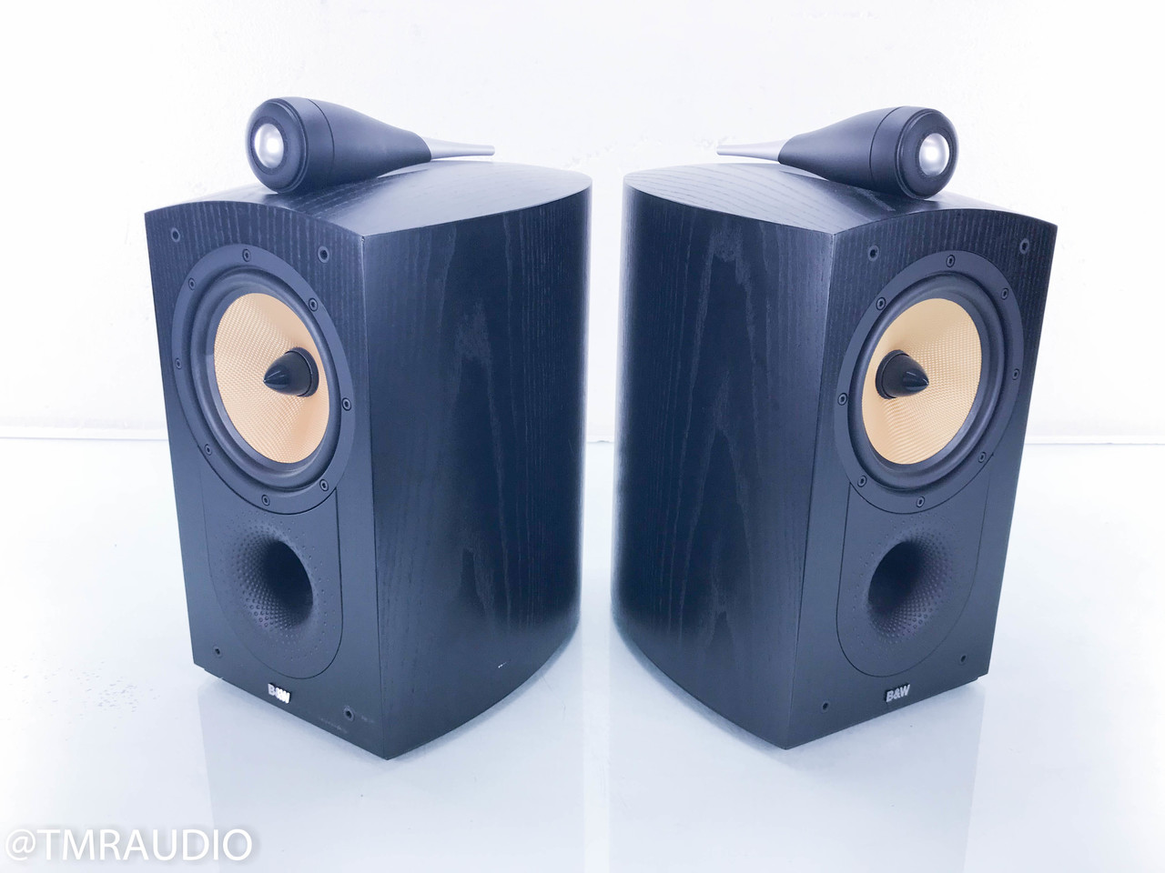 B&W Nautilus 805 Bookshelf Speakers; Black Ash Pair - The Music Room