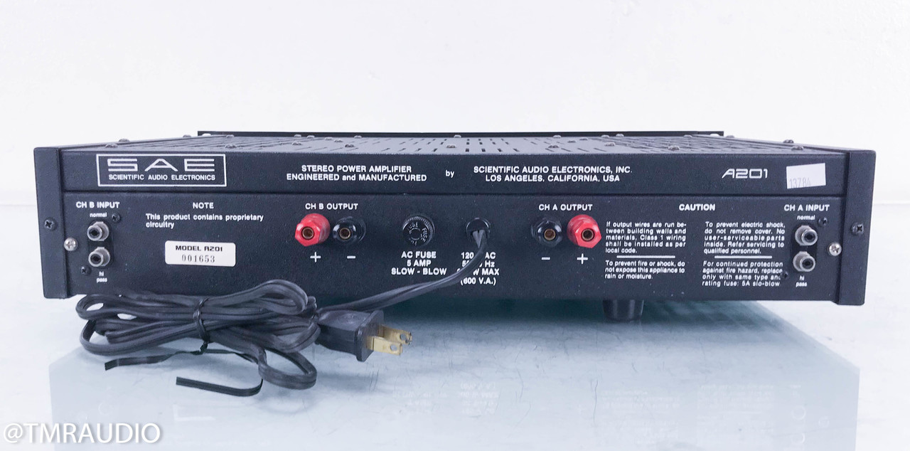 SAE A201 Stereo Power Amplifier