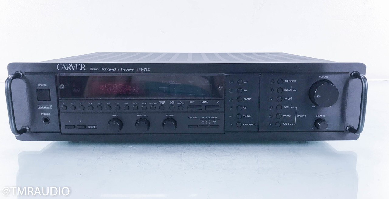 Ampli-tuner A/V Carver Sonic Holography HR-732 – Vintage Testé Et Fonctionnel
