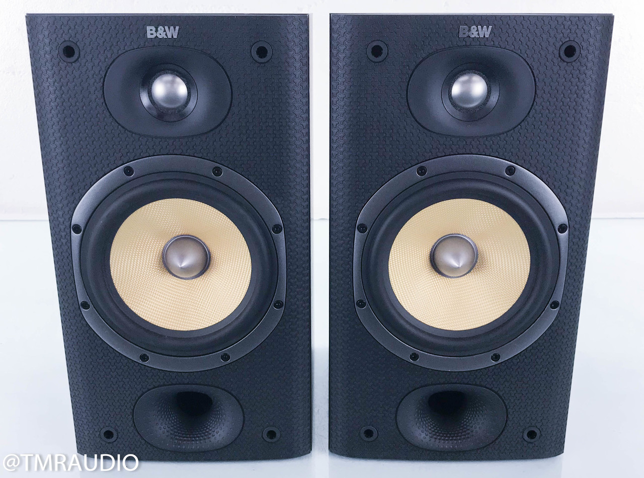 B&W DM601 S3 Bookshelf Speakers; Black Ash Pair - The Music Room
