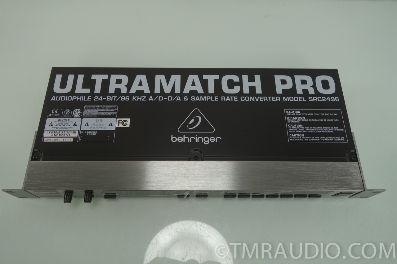 BEHRINGER SRC2496 Ultramatch Pro ※手渡し限定 Behringer ULTRAMATCH PRO SRC2496 High-Resolution Sample SRC2496