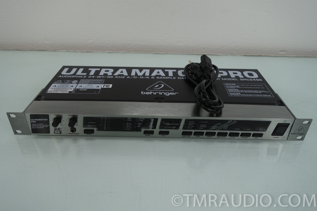 BEHRINGER SRC2496 Ultramatch Pro ※手渡し限定 Behringer ULTRAMATCH PRO SRC2496 High-Resolution Sample SRC2496