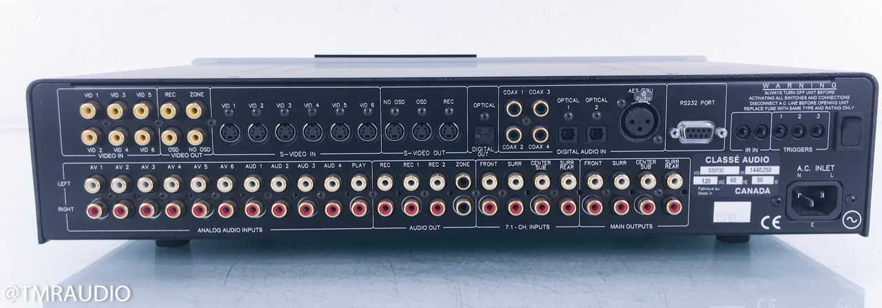 Classe SSP-30 7.1 Channel Home Theater Processor