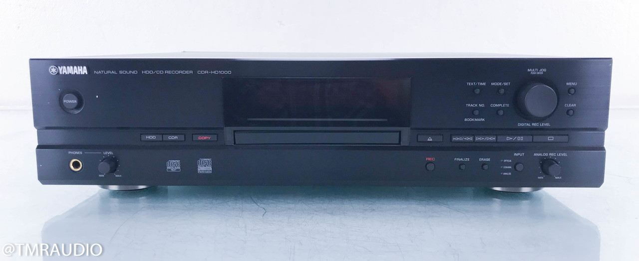 Yamaha CDR-HD1000 CD-R / CD-RW Recorder; 20GB HDD; Remote