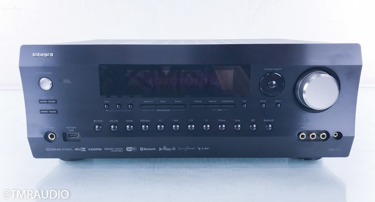 Integra DRX-3.1 7.2 Channel Home Theater Receiver; DRX3.1; Remote
