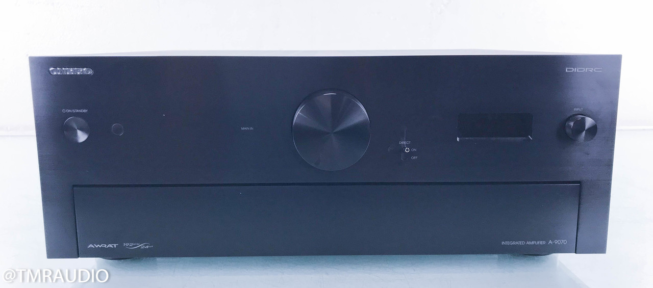 ONKYO インテグレーテッドステレオアンプ A-907X＋モンスターケーブル ONKYO A-907X Integrated Stereo Amplifier Transistor Silver