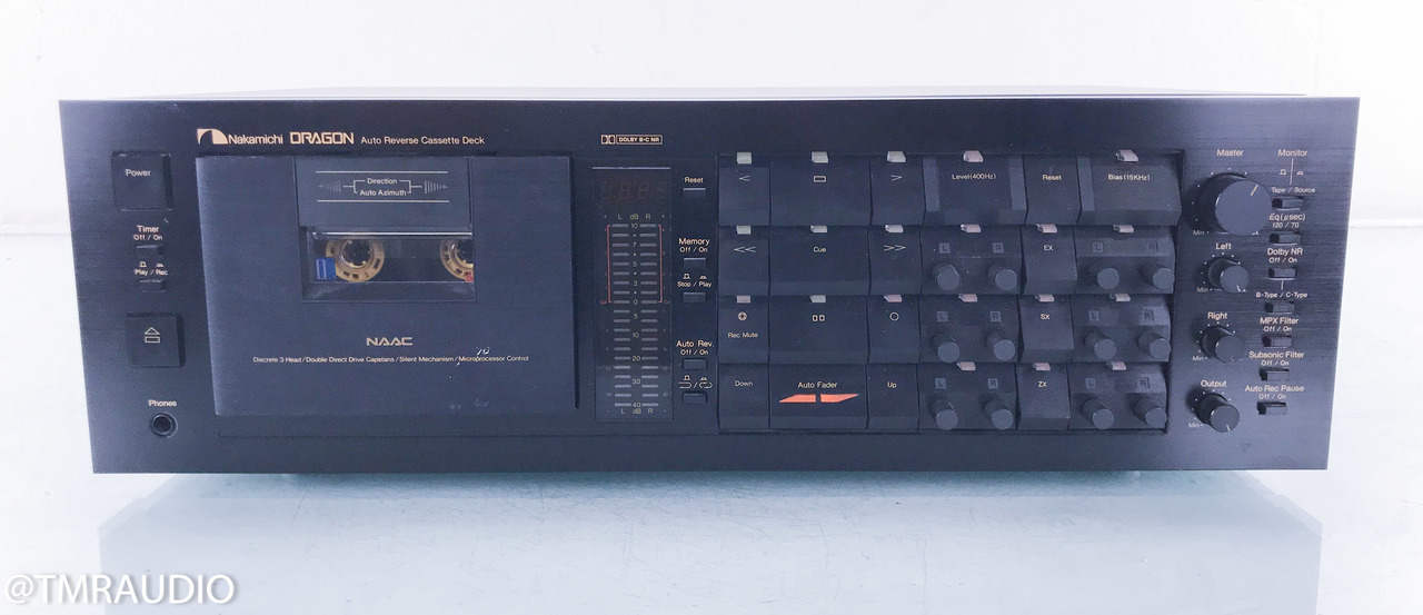 Nakamichi Dragon Vintage Cassette Deck; Tape Recorder - The